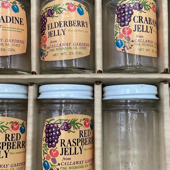 Rare Vintage Callaway Gardens Goodies from the Gardens 12-Jar Sampler Box - Picture 9 of 12